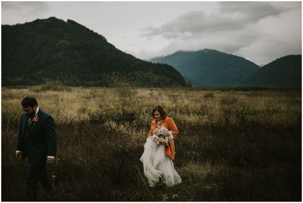 fall mountain wedding