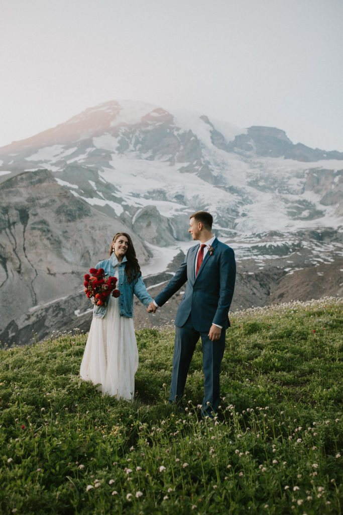 Washington state elopement package information including how to get a wedding permit at Mt Rainier National Park. Blog by adventure elopement photographer Leesha King