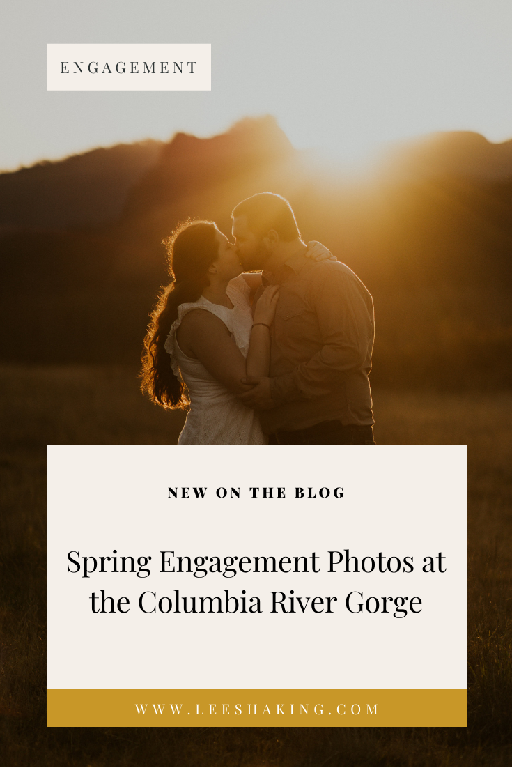 Spring Engagement Photos at the Columbia River Gorge