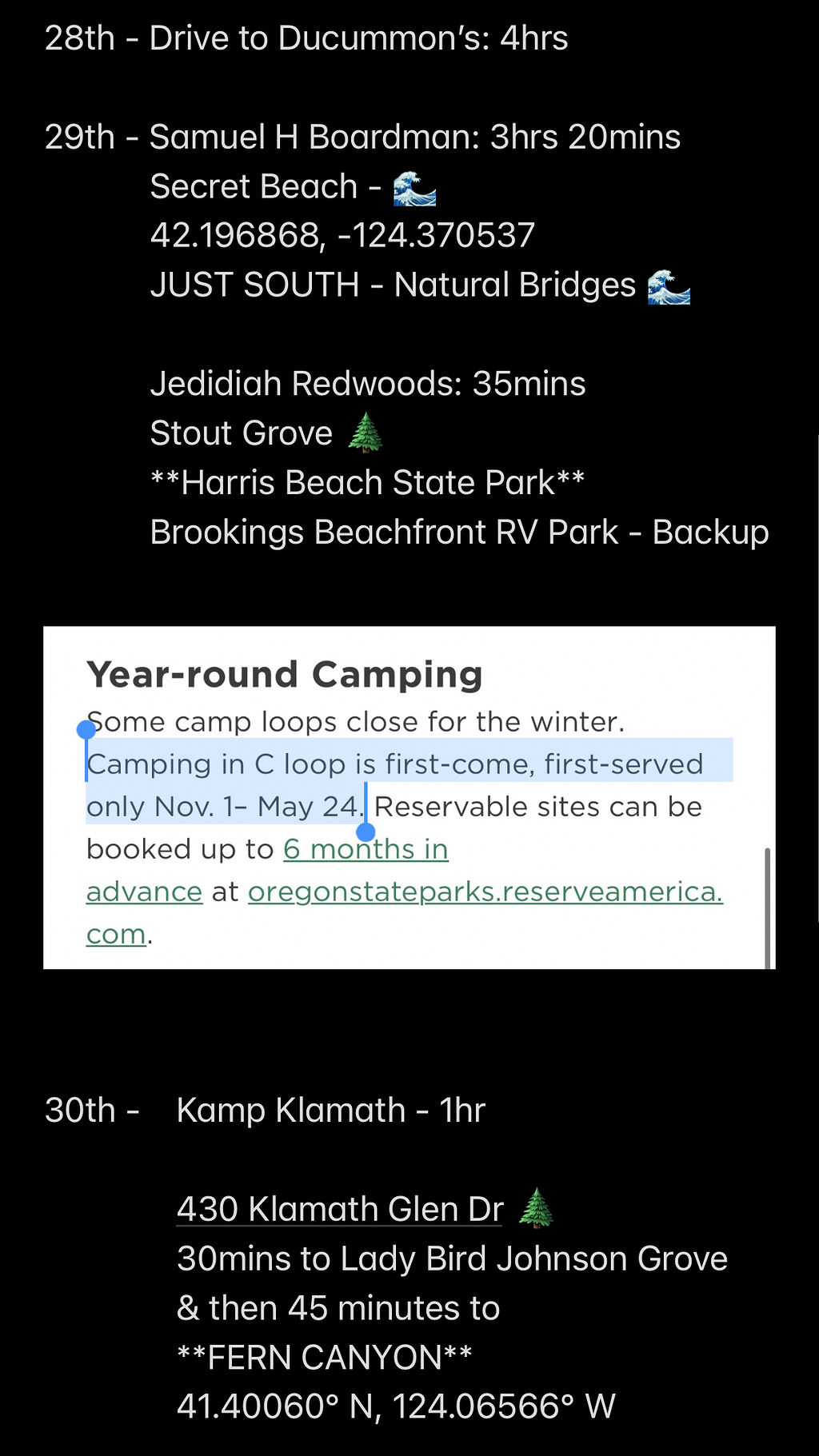 7 Day Oregon & California Road Trip Itinerary - 2022 Camping Edition